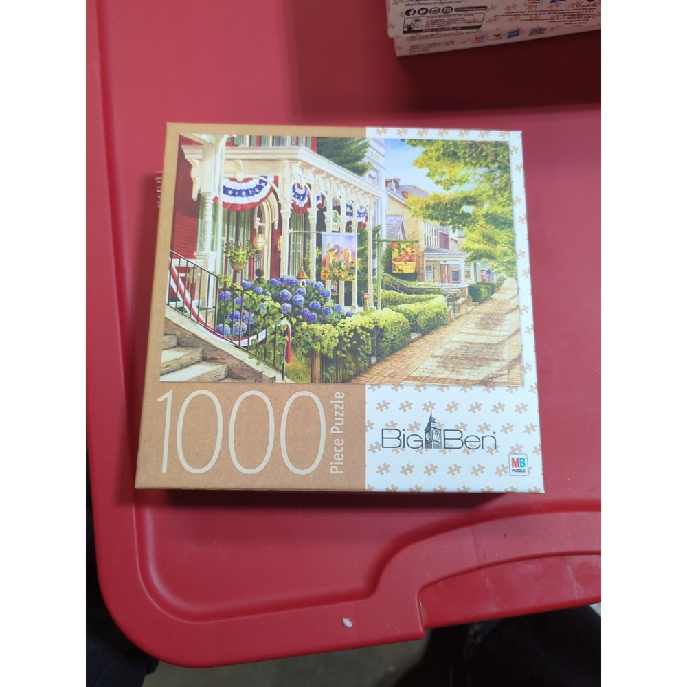 Milton Bradley Big Ben 1000 Piece Jigsaw Puzzle - Charm Of Ephata NEW